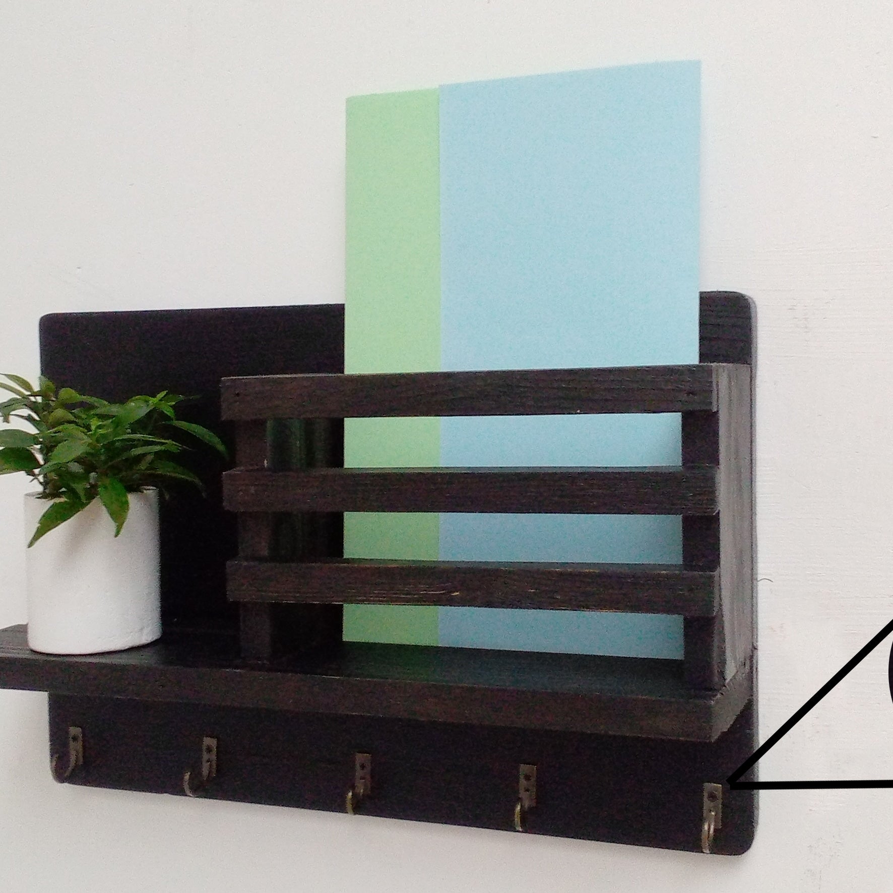 Wooden Wall Key Holder