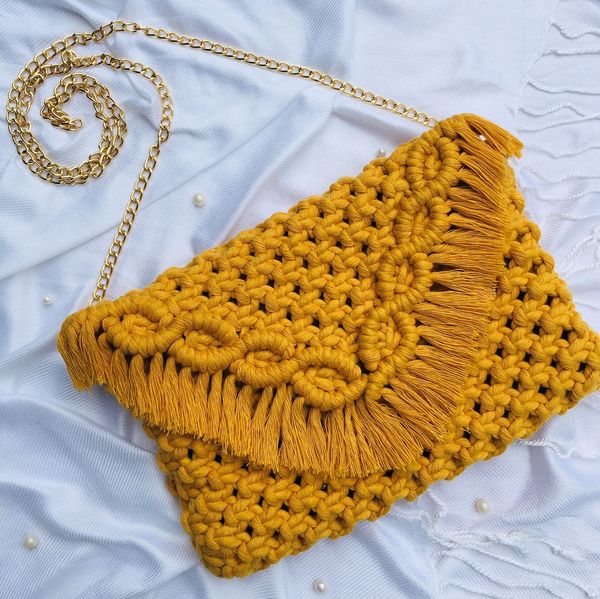 Handmade Macrame Shoulder Bag