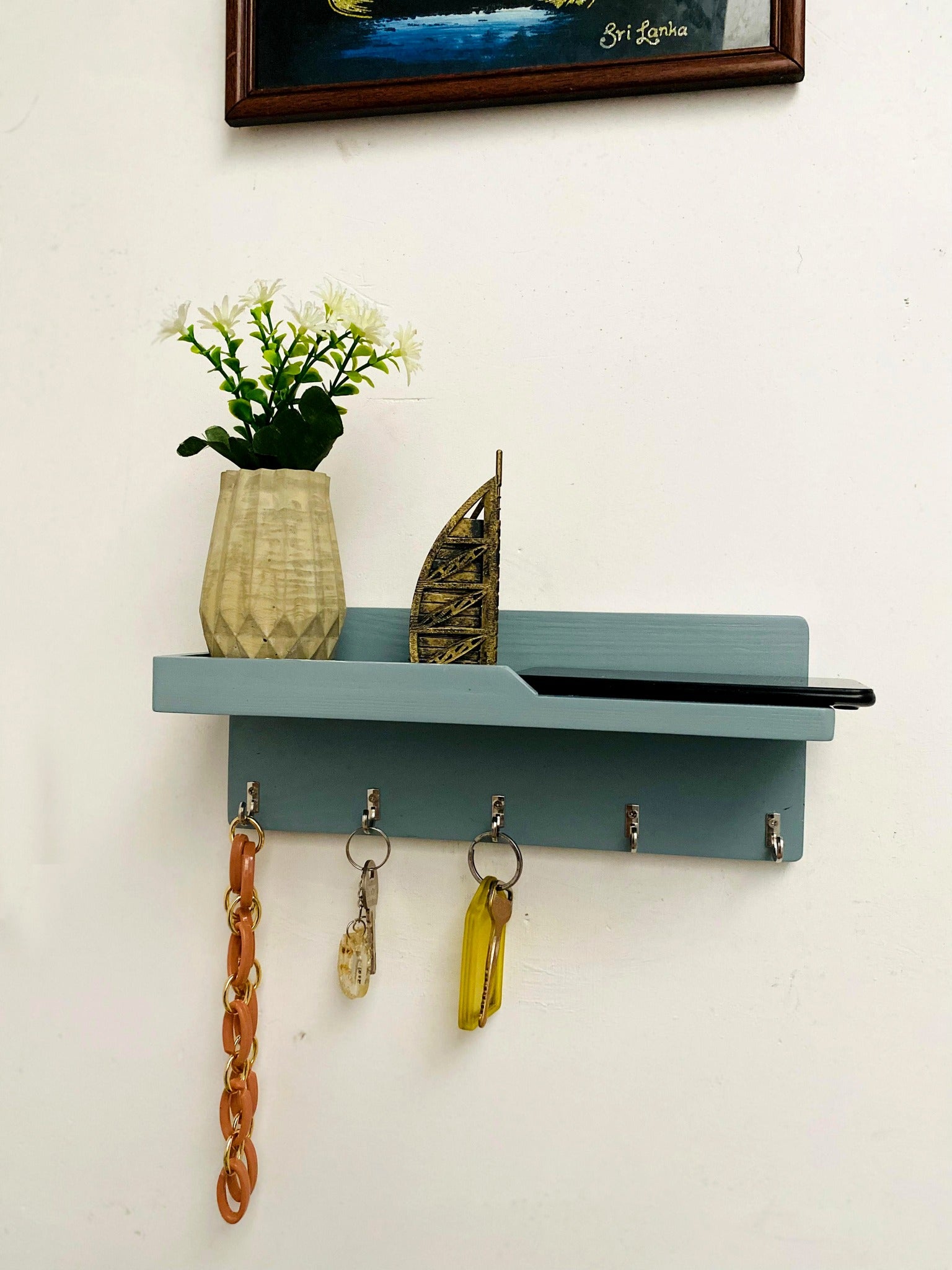 Wooden Wall Key Holder