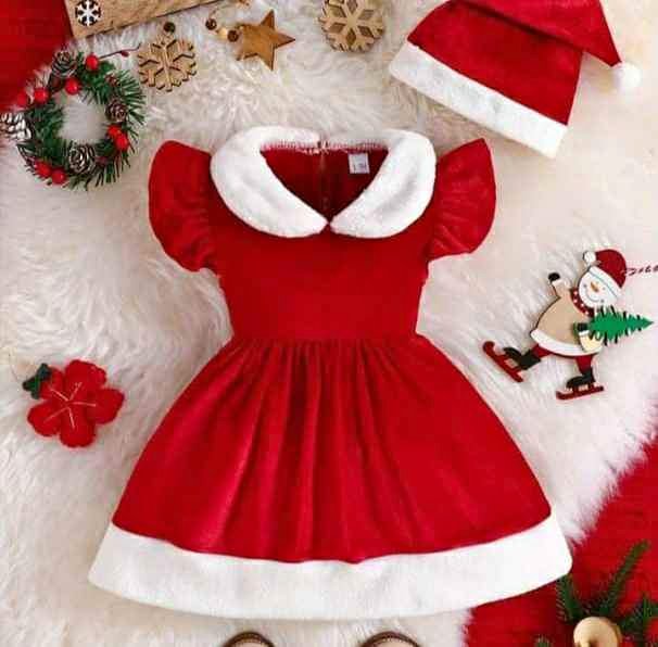 Adorable Baby Christmas Frock – Holiday Style for Your Little One!