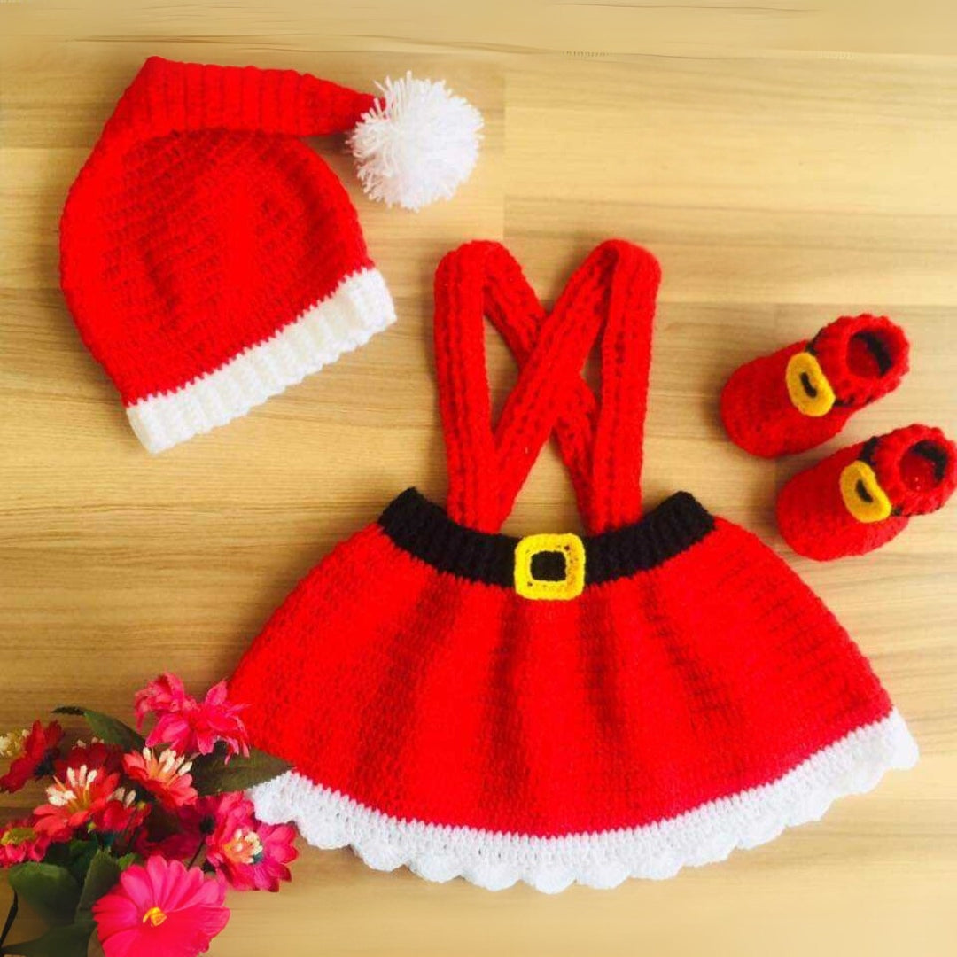 Santa's Little Darling Dress – A Cherished Christmas Look