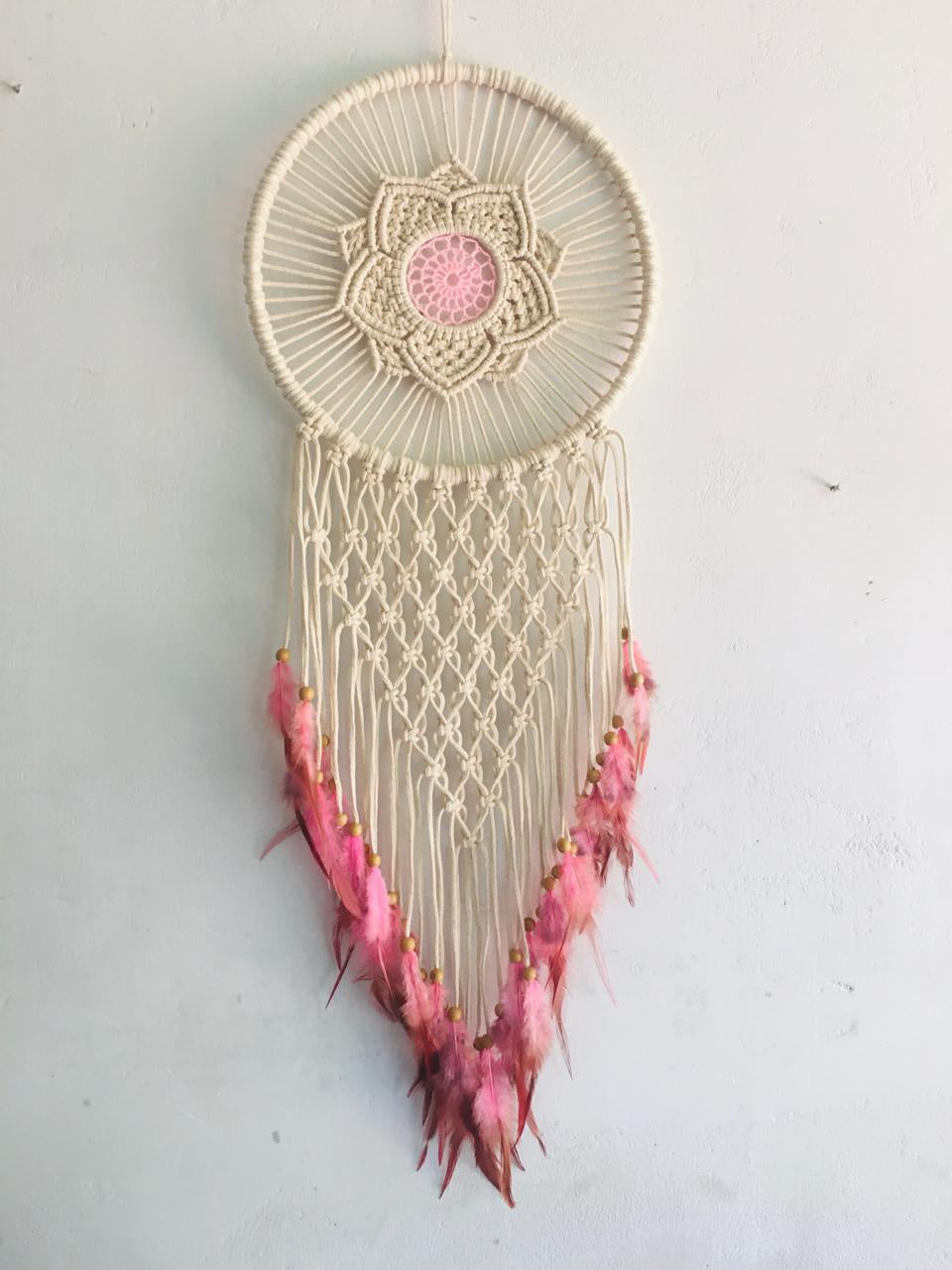 Macrame Lotus Dreamcatcher