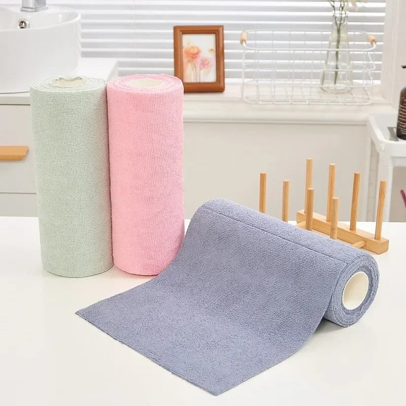 Reusable Microfiber Kitchen Towels – 20 Sheets